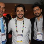 Franklin Gomes, da SAA, Rodrigo Sacomani, da Viajar pelo mundo, e Fernando Garcia, da SAA