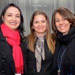 Carolina Negri, da Fecomercio SP, Juliana Camargo, e Magaly Vieira, da Sada Cuisine