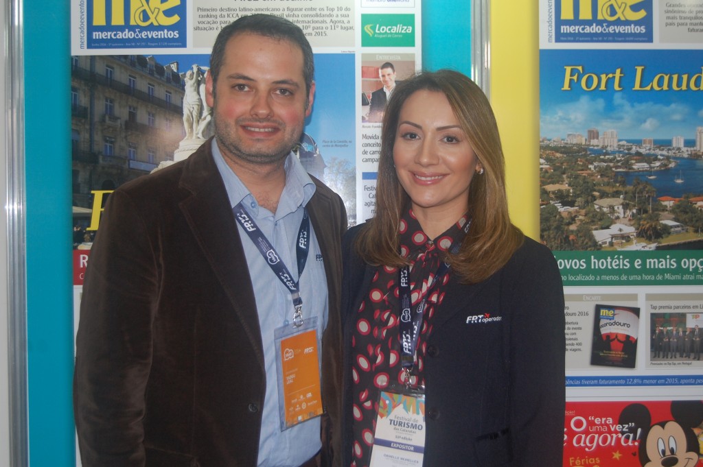 Tadeu Leal e Danielle Meirelles, da FRT Operadora