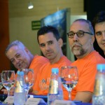 Michael Barkoczy, Fabio Rossi, Rui Alves, e Christiano Oliveira, da Flytour Gapnet