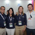 Donizete Soares, Renata Rigui e Cinthya Costa, do La Torre Resort, e Ricardo Alfredo, da Azul Viagens