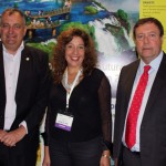 Gustavo Gennus, Arabela Carreras e Alberto Weretilneck, de Bariloche