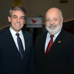 Fernando Santos, presidente da Aviesp, e Evandro Correa, presidente da Avirrp
