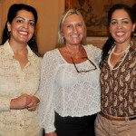 Rosa Masgrau, do ME, com Katia e Ana Cavalcante, do Cavalcante  Advogados Associados