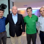 Glauco Menezes, da Litoral Turismo, Roy Taylor, do ME, Paulo Henrique Pires, da Localiza, e Josinildo Venceslau, da Litoral Turismo