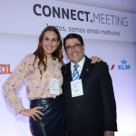 Adriana Cavalcanti, da Air France/KLM, e Luiz Teixeira, da Delta
