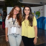 Adriana Leite, da Flex Tours Turismo, e Aline Carvalho, da Portofino Turismo