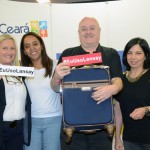 Armindo Zunder da Rocha, da Chekin Travel, ganhou uma mala da Lansay
