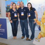 Renata Leite, Raul Monteiro, e Nathalia Lemeszenki, do Iberostar