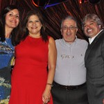 Andrea Gabel e Ana Fernandez, de St. Pete Clearwater, com Leslie Benveniste e Santiago Corrada, do Visit Tampa Bay