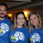 Lucas Silva, Tatiana Antunes e Silvana Calandrin, da Flytour MMT