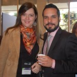 Cynthia Hohl, da JBS, e Jesus Aguilas, da FCM Travel Solution