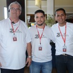 Roberto Garbim,  Rafael Tobias e Ronaldo Coelho, da Ancoradouro