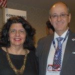 Jussara Haddad e Sergio Teixeira, do Consulado Americano