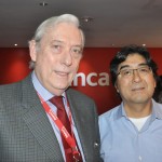 Pedro Shiray, da Schultz, e Ian Gillespie, diretor da Avianca Internacional