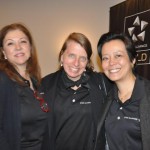 Rosana Carvalho, da Air Canada, Christina Binnie, da Lufthansa e Claudia Shishido, da Avianca