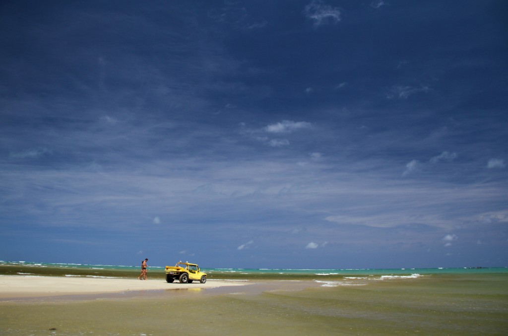 Praia de Peroba, no litoral norte de Maragogi, entre Alagoas e Pernambuco