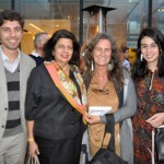Thales Demarchi e Jussara Haddad, do Consulado dos Estados Unidos, com Mari Masgrau e Luciana Fernandes, do ME