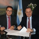 Vinicius Lummertz, da Embratur e Gustavo Santos, Ministro de Turismo da Argentina