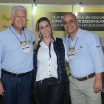 Mauricio Hogendoorn e Carlos Luiz, da April, e Ana Claudia, do Beto Carrero World
