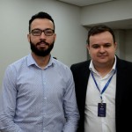 Diego Santos, da Flytour Viagens MMT, e Heitor Soares, da Europlus