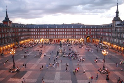Plaza Mayor, no centro de Madrid, Espanha. (foto: Wikimedia Commons)