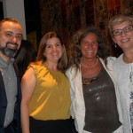 Anderson Masetto e Mari Masgrau, do ME, com Margaret Granthan, do DZT, e Barbara Picolo, da Flytour Viagens