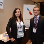 Perola Tanaka e Jose Jordao, da American Airlines
