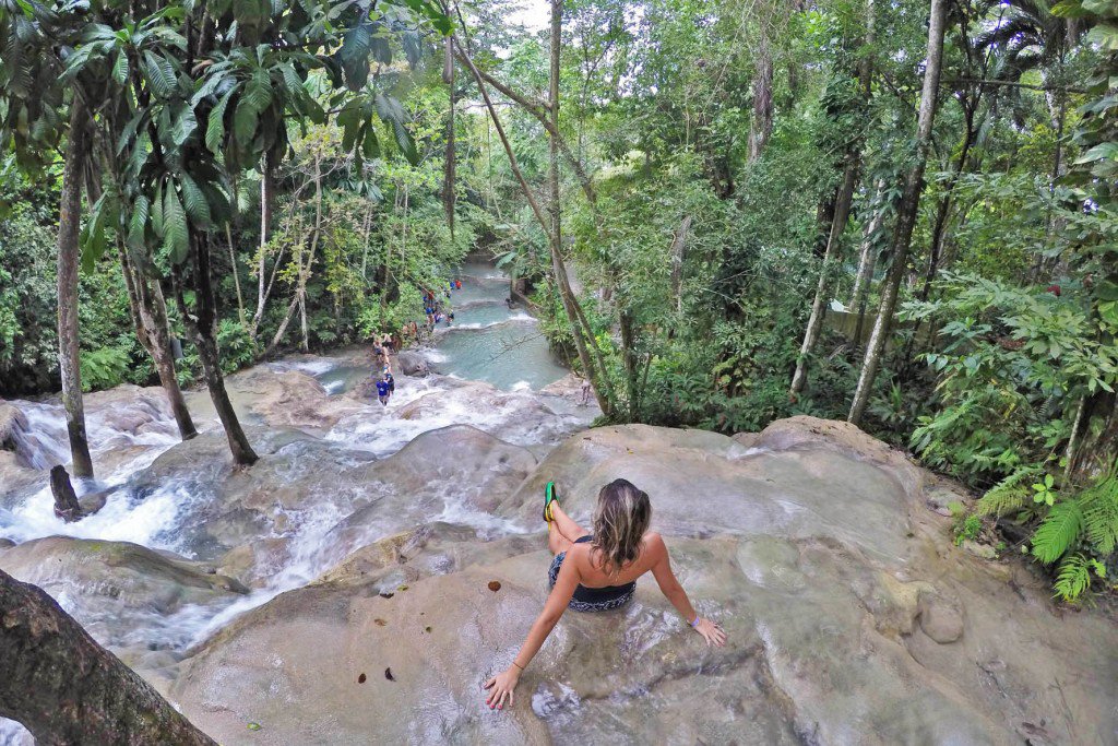 Dunn's River Falls em Ocho Rios, Jamaica