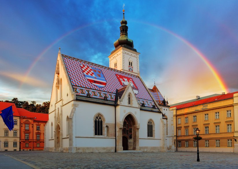 Zagreb church - St Mark