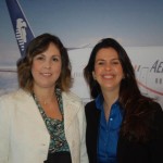 Bruna Freitas e Daniela Santos, da Aeromexico