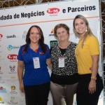 Elsa Miranda, da LM TUrismo, Catarina Matulovic, freelancer da LM Turismo, e Naiana Savieto, da CVC