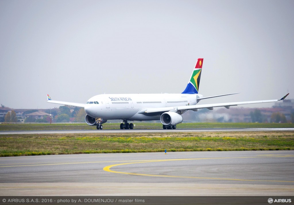 Nova aeronave A330-300 ir operar voos de So Paulo  Johannesburg e Cape Town, na frica do Sul (Foto: Divulgao) 
