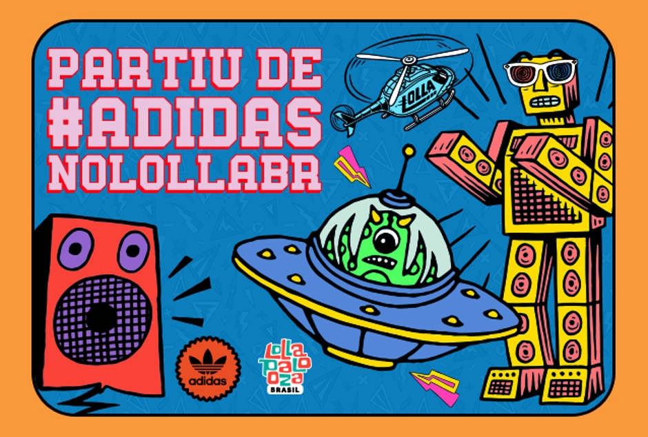 Fãs da Adidas podem concorrer a passaportes para o Lollapalooza Brasil