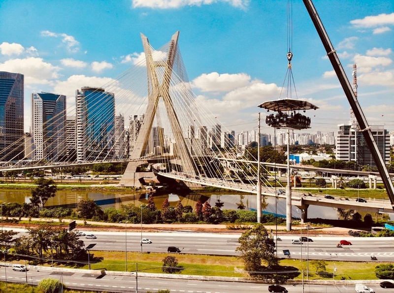 Jantar nas alturas: Dinner in The Sky retorna a São Paulo