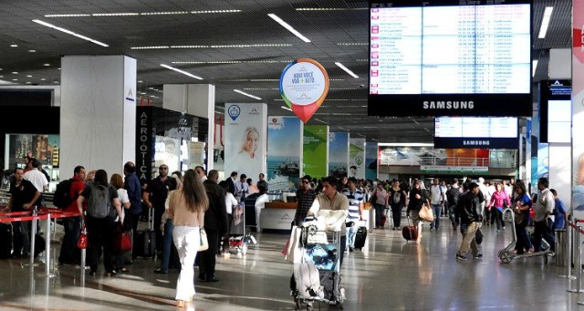 Sete aeroportos concentraro 72% do movimento de passageiros no carnaval