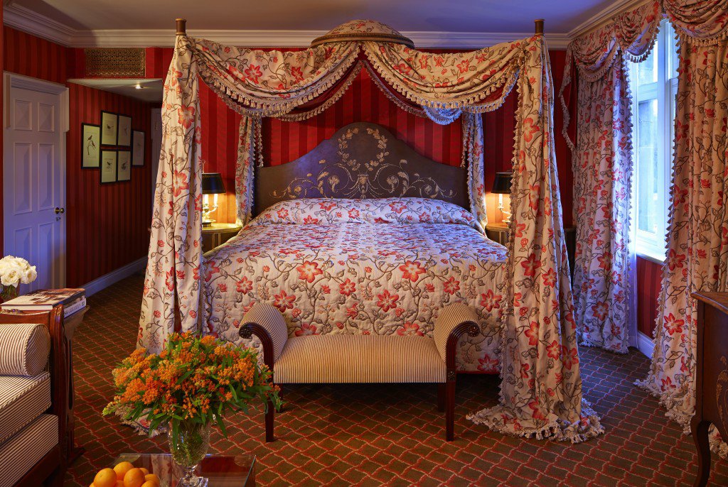 Uma das sutes do Ashford Castle 