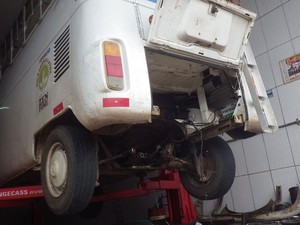 Kombi enguiçou 16 vezes durante a viagem (Foto: Arquivo Pessoal / Fausto Stuqui)