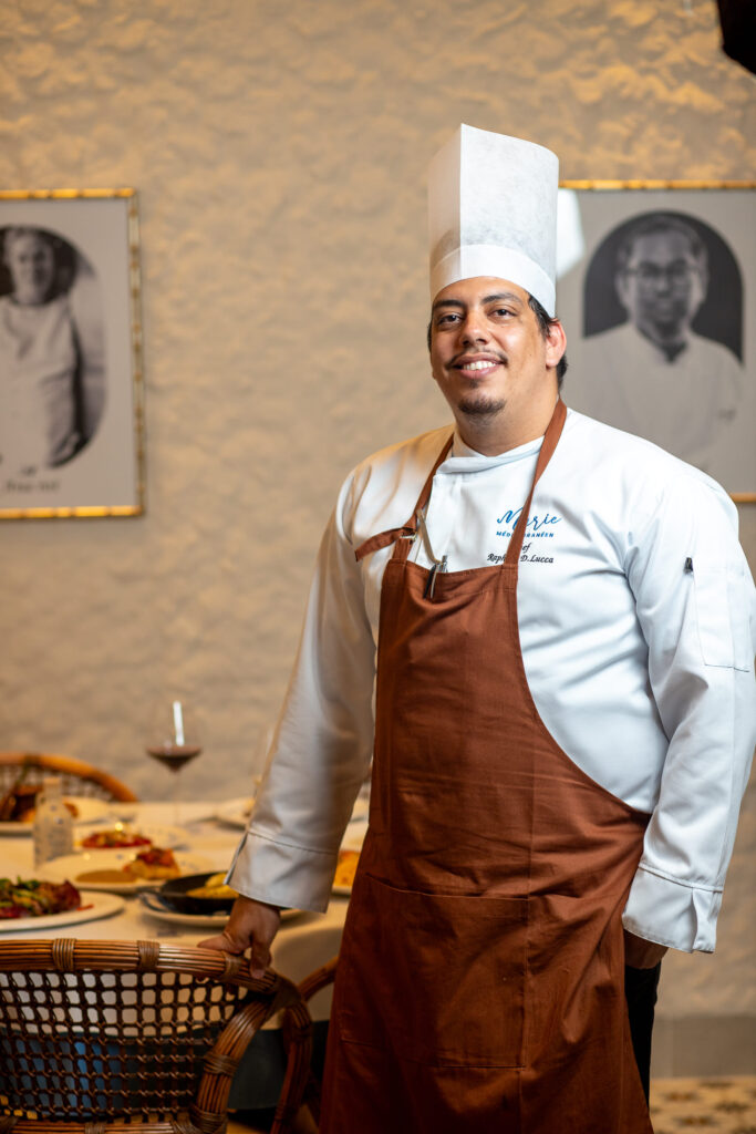 Chef Raphael di Lucca, Marie Meditarraneen. Crédito: Divulgação