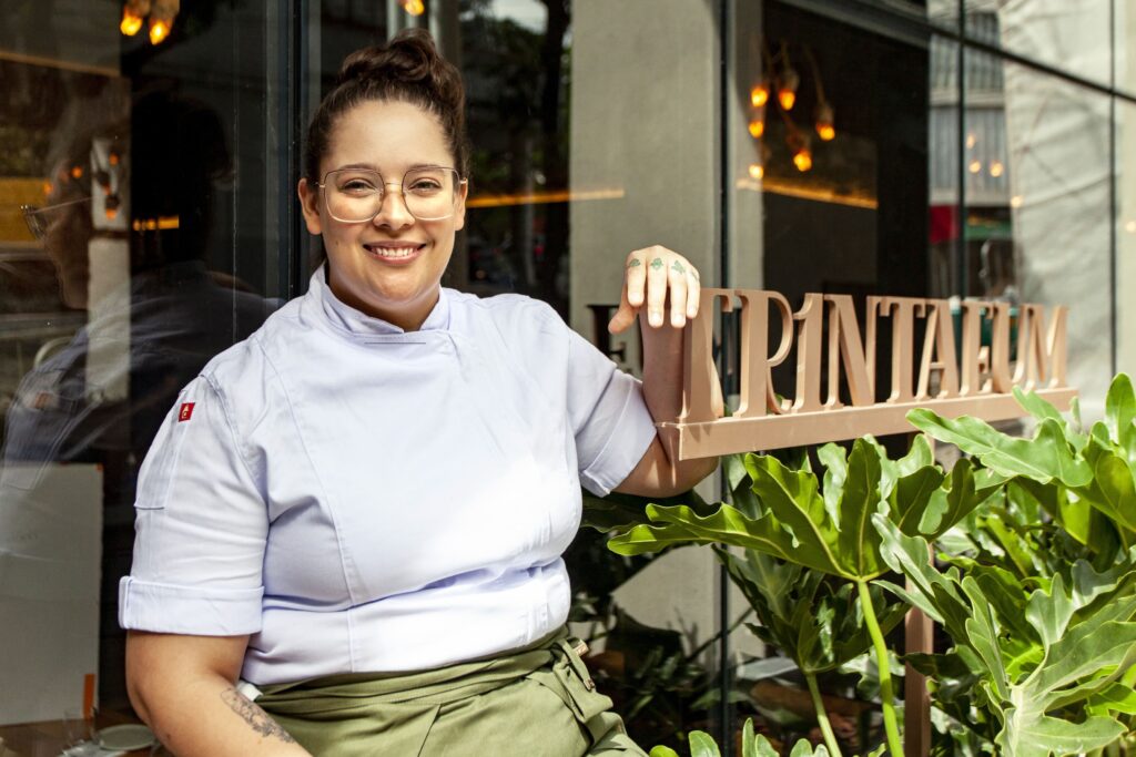 Chef Ana Gabi Costa, Trintaeum. Crédito: Marcos Leão