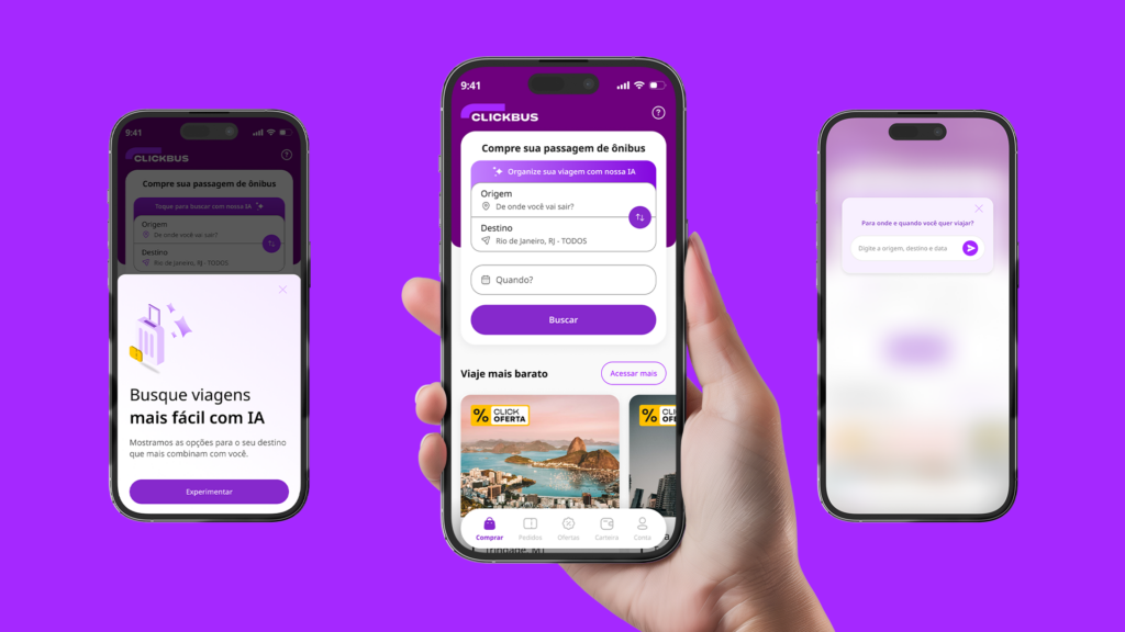 Inteligência artificial vai transformar viagens de ônibus no Brasil, aponta ClickBus