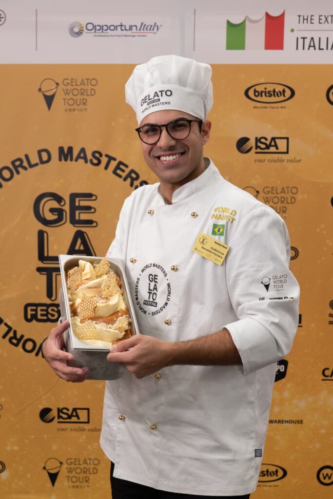Chef sorveteiro Guilherme Geraldini. Crédito: Divulgação