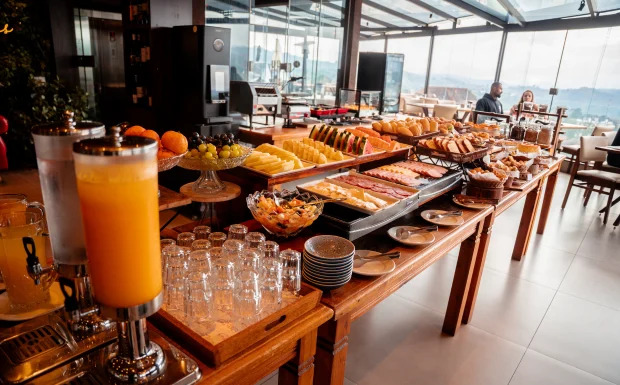 Café da Manhã, Chris Wellness Resort Hotel. Crédito: Divulgação